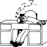 Sleeping writer